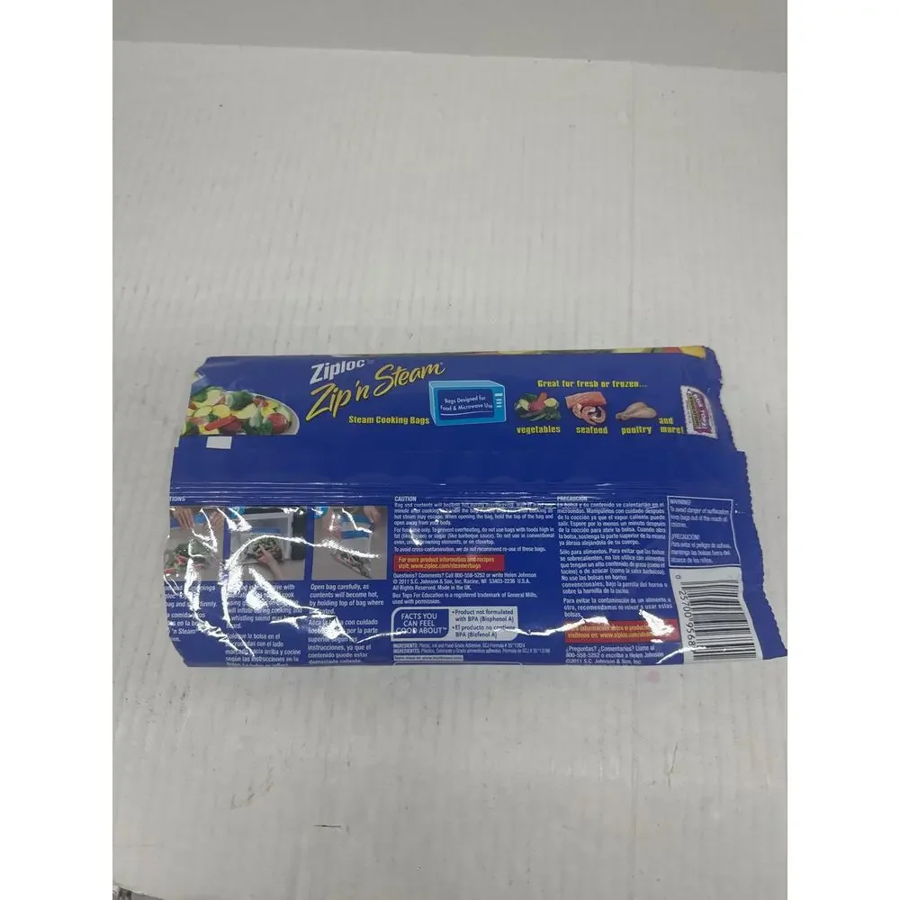 Ziploc zip steam